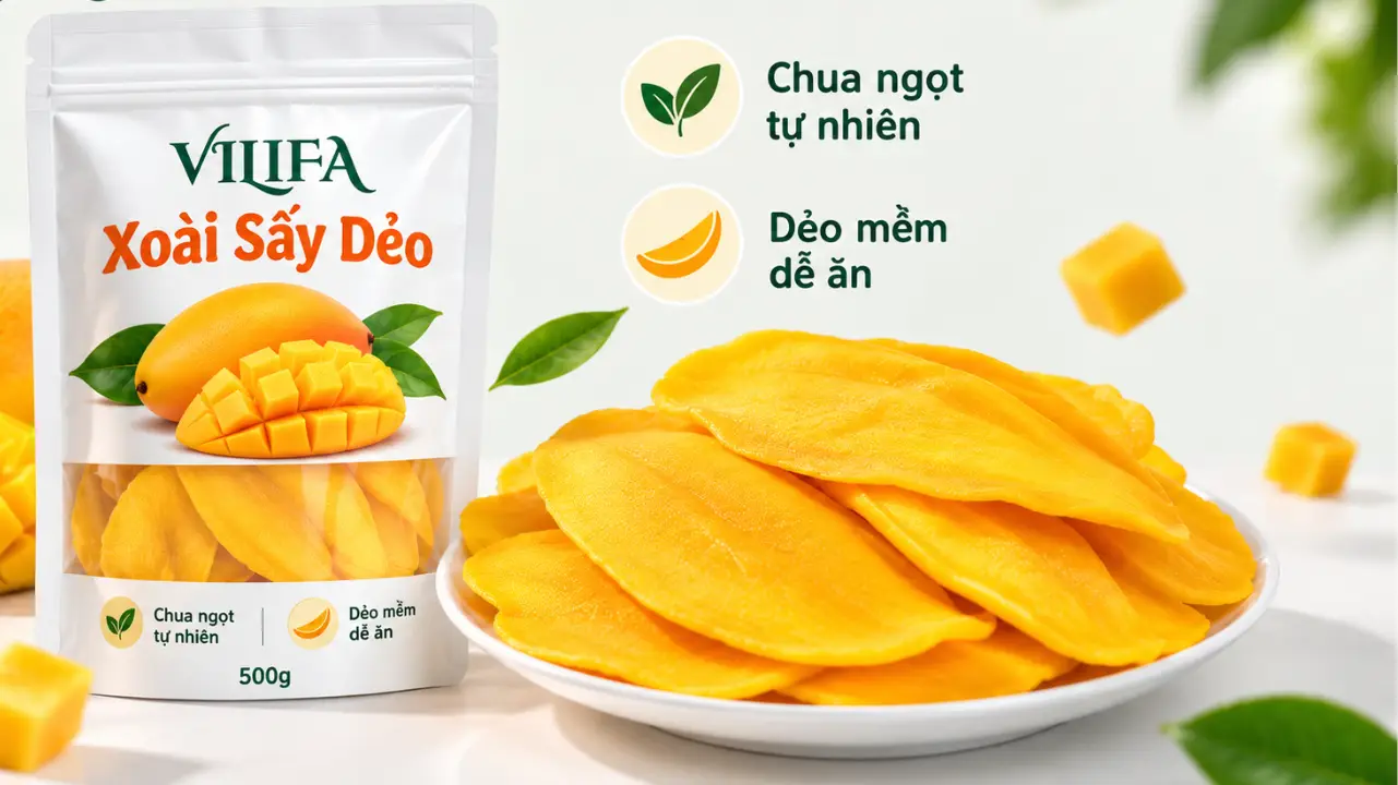xoài sấy dẻo 500g